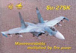 Sukhoi DB / Rosvoorruzhenie (Editors):  Su-27SK. Manoeuvrability multiplied by fire power. (Original product advertising catalog for the international customership). 