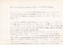 SAUR, Klaus G. / Kiesl, Erich:  Text der Verleihungsurkunde Geschwister-Scholl-Preis. Redemanuskript, Mnchen 27.10.1982. (Original-Manuskript mit handschriftlichen Korrekturen). 