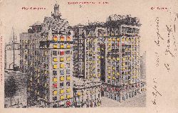Samuel Cupples Envelope Co., St. Louis (Editor):  Sky Scrapers. Hold Card to Light - St. Louis. (Historical Postcard). 