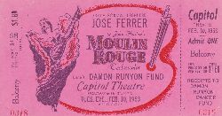Capitol Theatre, Broadway at 51st ST., NYC (Editor):  Jose Ferrer in John Huston