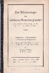 MATZ, Johannes:  Zur Morphologie des mittleren Weserberglandes. Inaugural-Dissertation. 